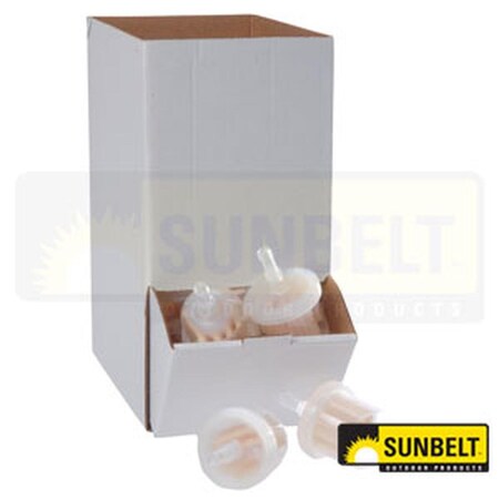 Aftermarket B1FF100B In Line Fuel Filter, Fits Miscellaneous Models, 20PK A-B1FF100B-AI